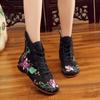 Fashion Ethnic Style Women Shoe Embroidery Shoes for Woman Casual Streetwear Sneaker Winter Warm Vintage Ladies Shoe Zapatillas De Mujer