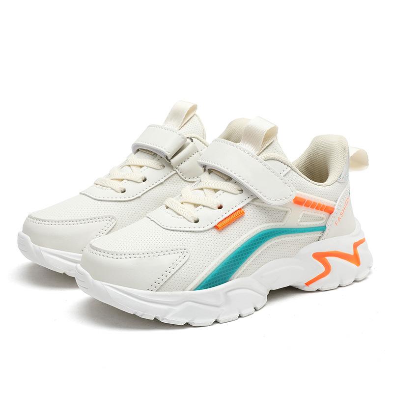 Comfortable Korean version of fashion girls white shoes running shoes breathable sports shoes casual shoes mesh boys