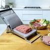 Bänkskiva Köttpress Rostfritt Stål Manuell Mörningsverktyg Biffpress Klämma på Verktyg för Återanvändbar Plattning Kyckling Nötkött Viktig Köksgadget