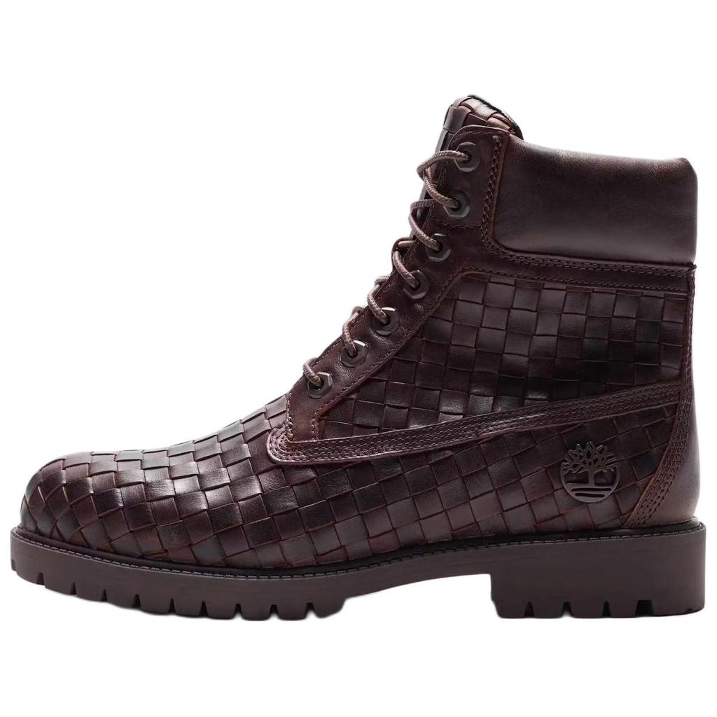 New Timberland 6' Premium Boot Woven Dark Brown TB0A6FD6-W01