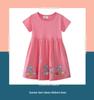 New Summer European Style Girls' Cartoon Princess Dress with Embroidery