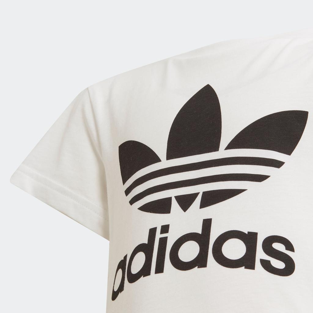 Adidas Originals Adicolor Trefoil T Shirt White Kids' H25246