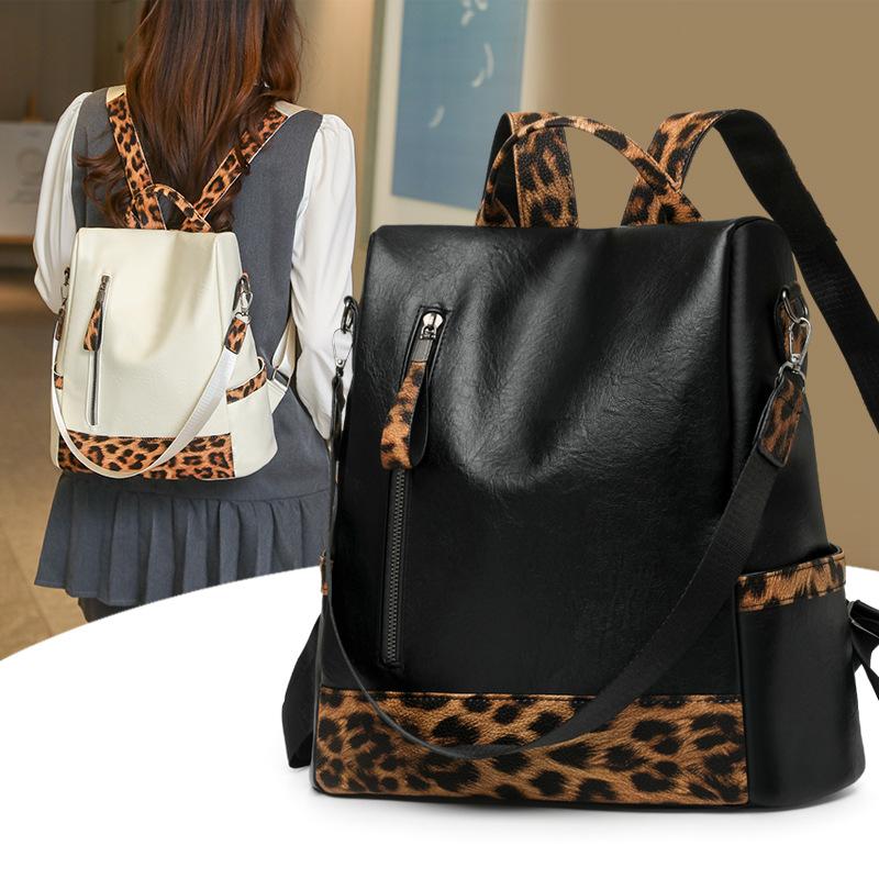 

Fashion three-purpose backpack for commuting, new simple one-shoulder oblique span bag, spring large-capacity leisure travel чёрный