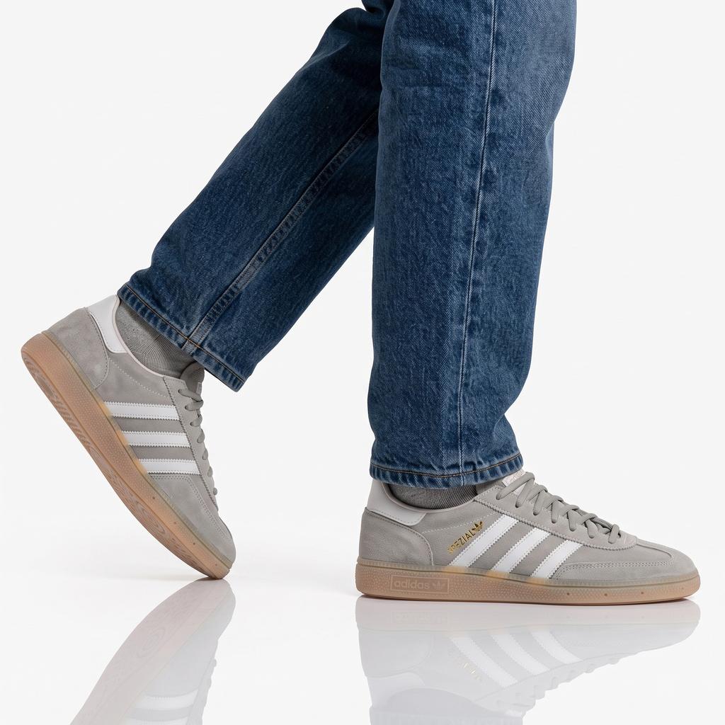 adidas Handball Spezial - Scarpe Sneaker da Uomo Grigio IH9761 ORIGINALE