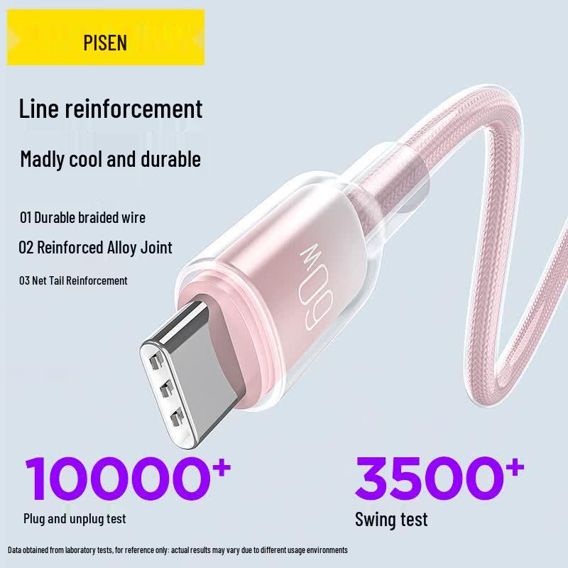 Pisen PD27W Type-C to Lightning Fast Charge Cable for iPhone