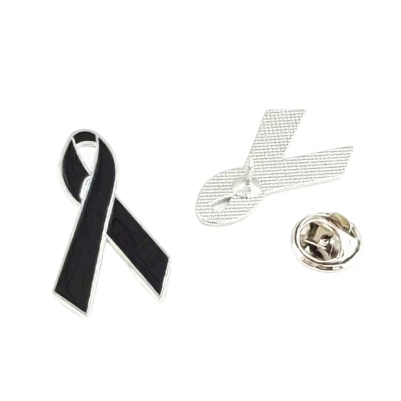 Sturdy Metal Ribbon Pin Handcraft Embroidered Badges For Craft Projects