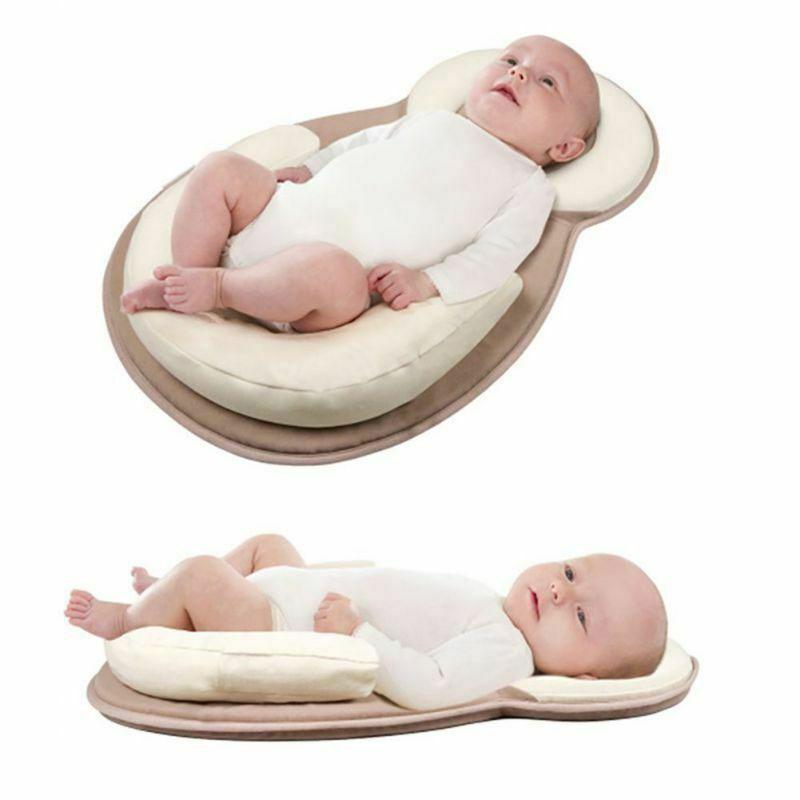 Kopfformungskissen für Neugeborene mit Antirollfunktion für optimalen Babyschlaf