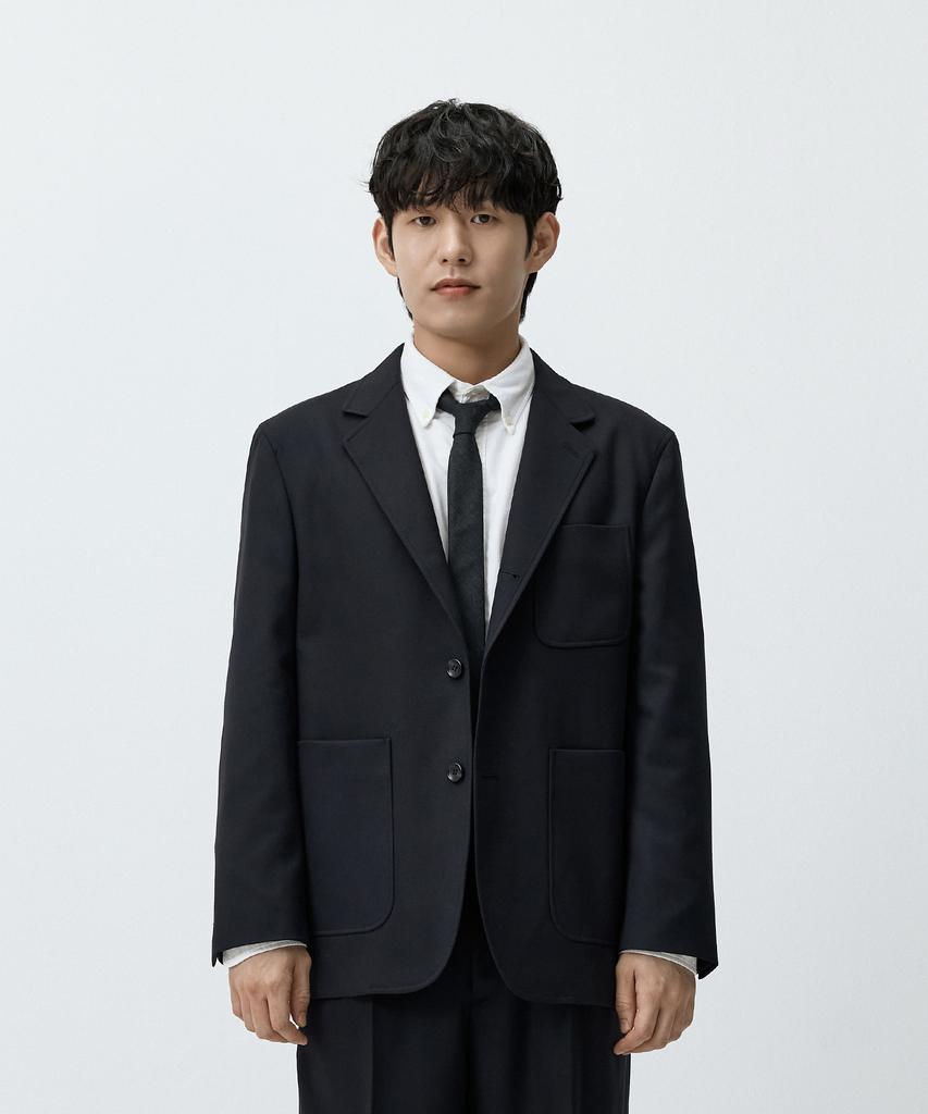 Madmars Strapata Comfort Suit Jacket Navy Mmffmsj-101Na