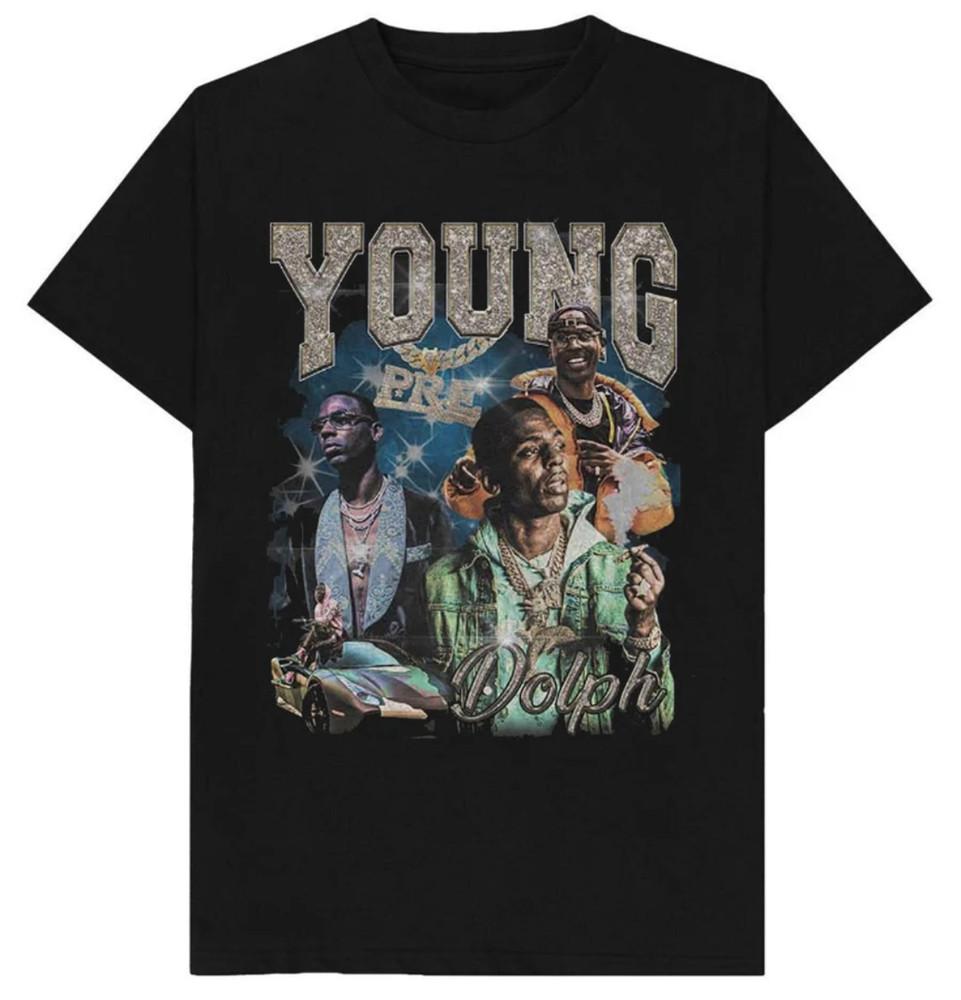 Retro Young Dolph T-Shirt Unisex Short Sleeve T-Shirt All Sizes S-2345Xl Unisex T-Shirt S