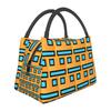Geometry Cube Gaming Dash Insulated Lunch Bag for Women Picnic Storage Food Boxes Container Cooler Thermal Lunch Box Tote