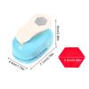 Hexagon Postage Stamp Punch Lever Action Craft Punch for Paper Crafting Scrapbooking Various Materials Punching Tool