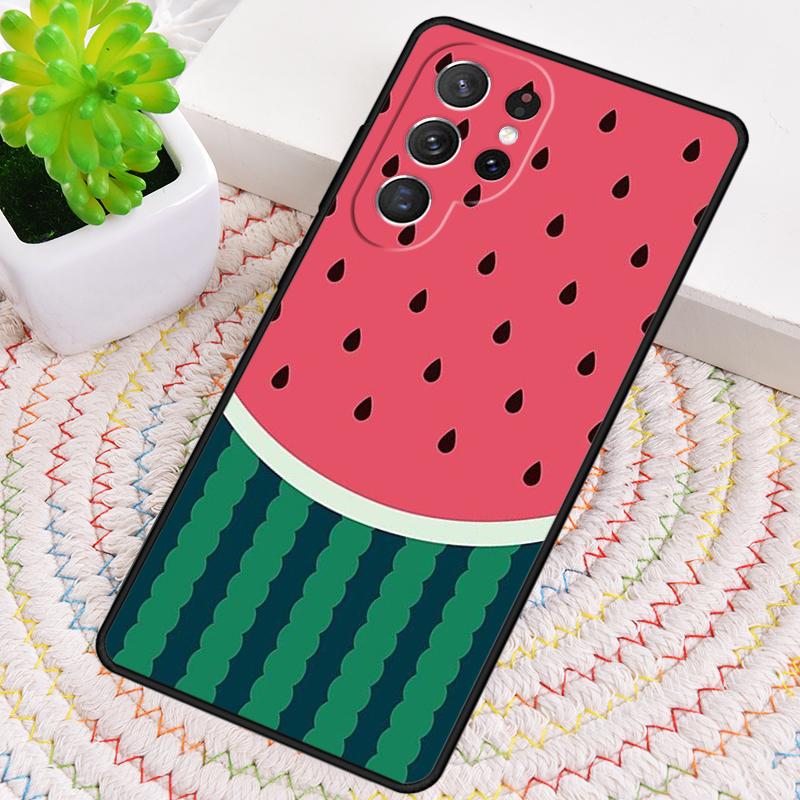 Summer Fruit Watermelon TPU Phone Case For Samsung Galaxy note 10 pro S26 S25 S24 S23 S22 Ultra Plus S21 FE S20 Shockproof Cover