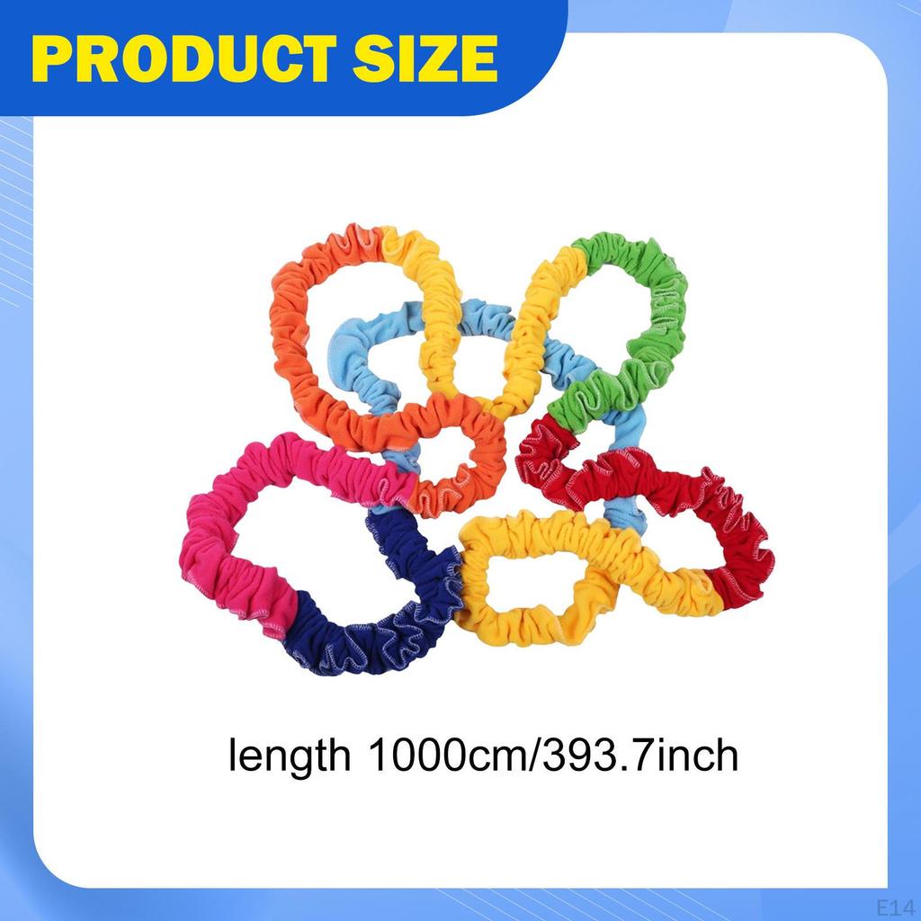 Cooperative Stretch Band Exercise Loop Multifunctional Dynamic Movement Parent Child Activities