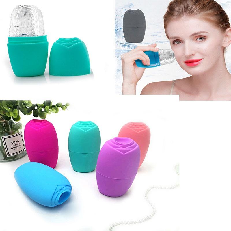 1 buc. Mucegai cu role de gheață pentru îngrijirea pielii pentru ochi și gheață, masaj cub de silicon pentru față, frumusețe pentru acasă ZH