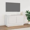 VidaXL TV Cabinet White 80x35x45 Cm Engineered Wood 819852