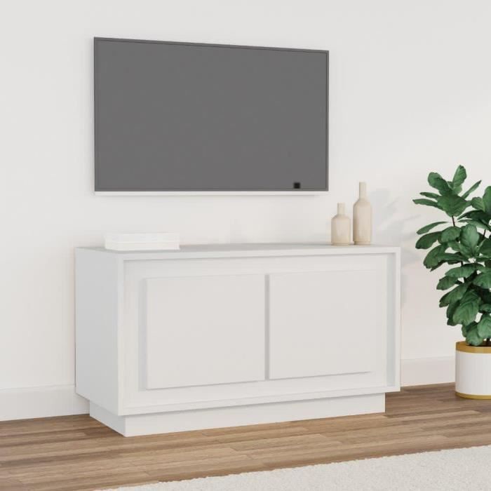 VidaXL TV Cabinet White 80x35x45 Cm Engineered Wood 819852