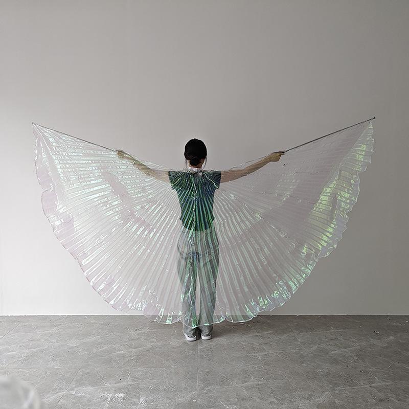 LED Luminous Butterfly Wings - Belly Dance, Fairy Costume, Catwalk Fluorescent Cloak