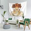 Sarah Kay Swing Girl Tapestry Decoration Art Aesthetic Tapestries for Living Room Bedroom Home Wall Cloth Wall Hanging