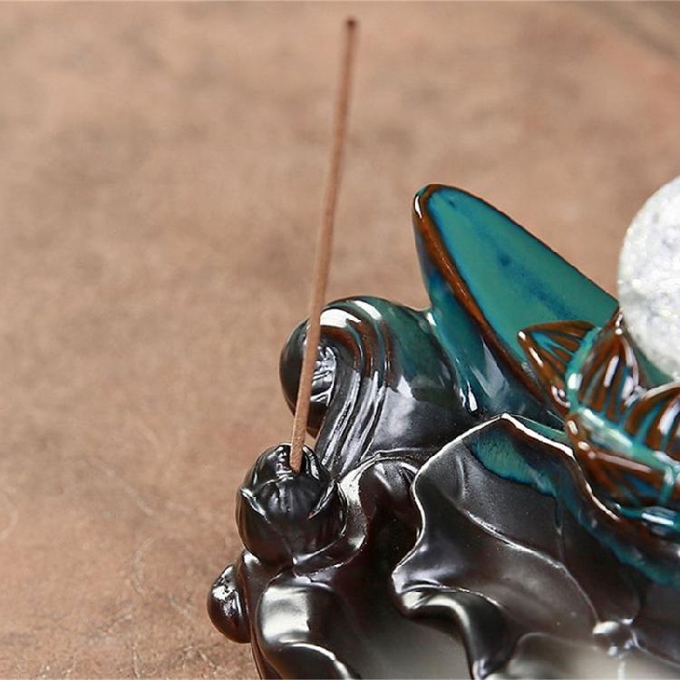 Waterfall Incenses Holder Backflow Ceramic Incenses Burners Porcelains Censer Incenses Stick Stand