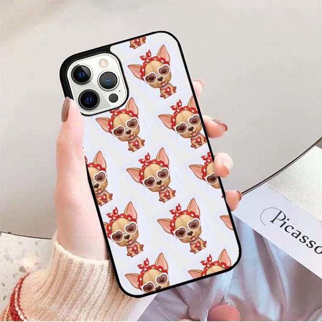 Love Chihuahua Dog Mom Puppy Phone Case for iPhone 17 Air 16 16e 15 Plus for Apple 13 11 12 14 Pro Max coque fundas