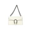 GUCCI Dionysus Leather Crossbody Bag, Shoulder Bag Small Womens White