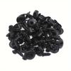 8mm Plastic Rivets Fasteners Screw Car Bumper Fender Black Rivet Car Fastener Clips For Toyota For Focus For Kia Nissan 2026