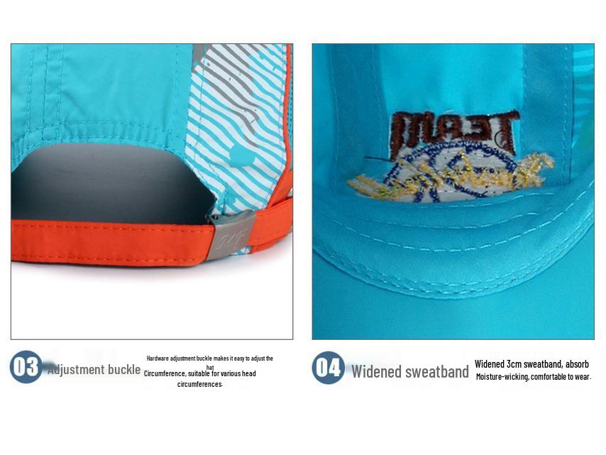 Zhen Yue Qi Sport Schnelltrocknende Netzmütze für Herren, Damen und Kinder - Bestickte Baseball-/Basketballkappe für Frühlings-/Sommer-Outdoor-Aktivitäten.
