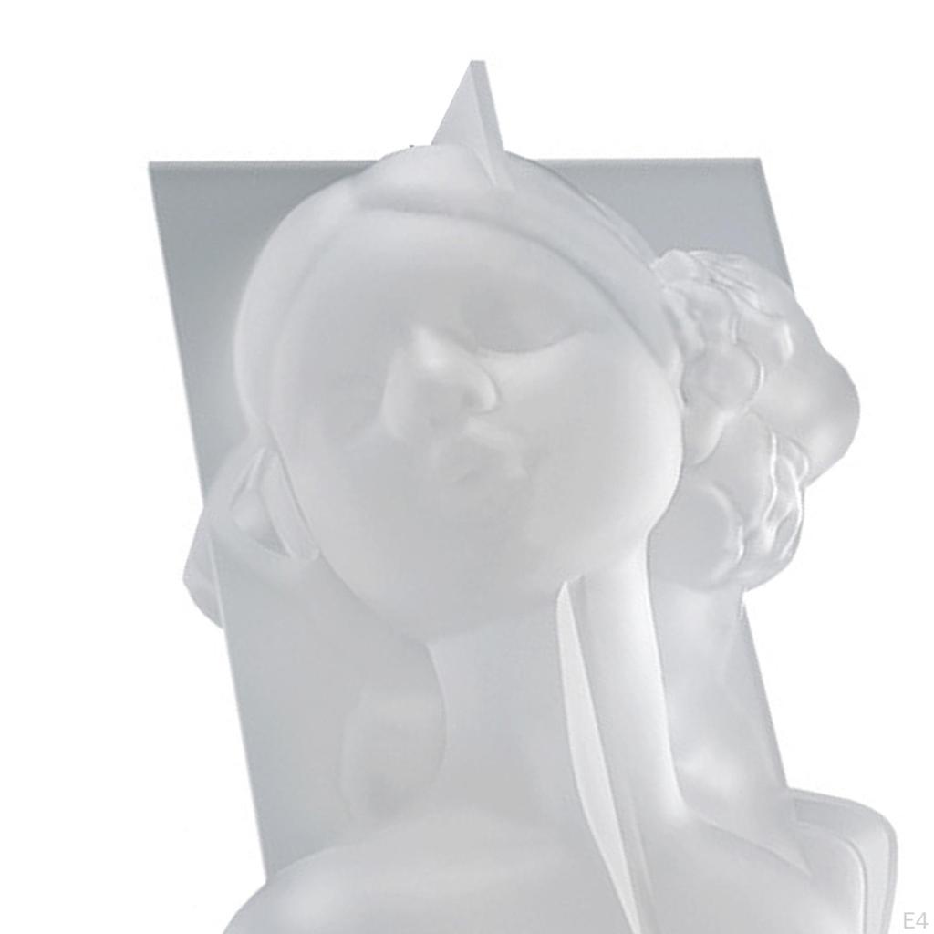 Elegant Female Silicone Model for Candle Making and Resin Casting Decor Supplies