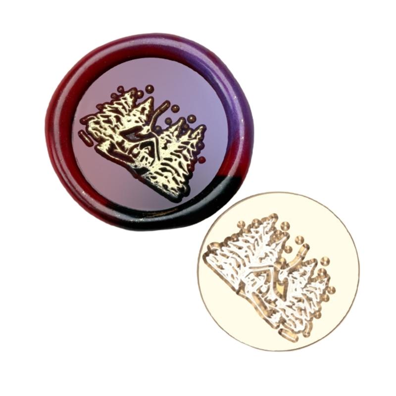 10Pcs Embossed Seal Stamp Head Scrapbooking Stamp Head for Appreciation Card Invitations Envelope Embellishment