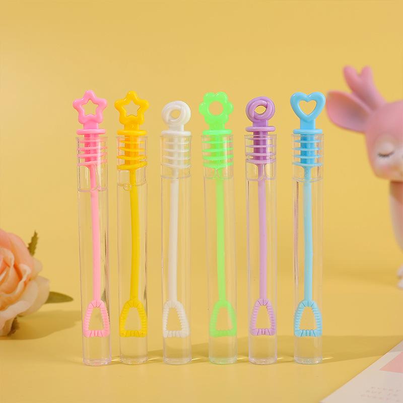 48-Piece Mini Test Tube Bubble Wands - Unbreakable and Portable Bubble Toys