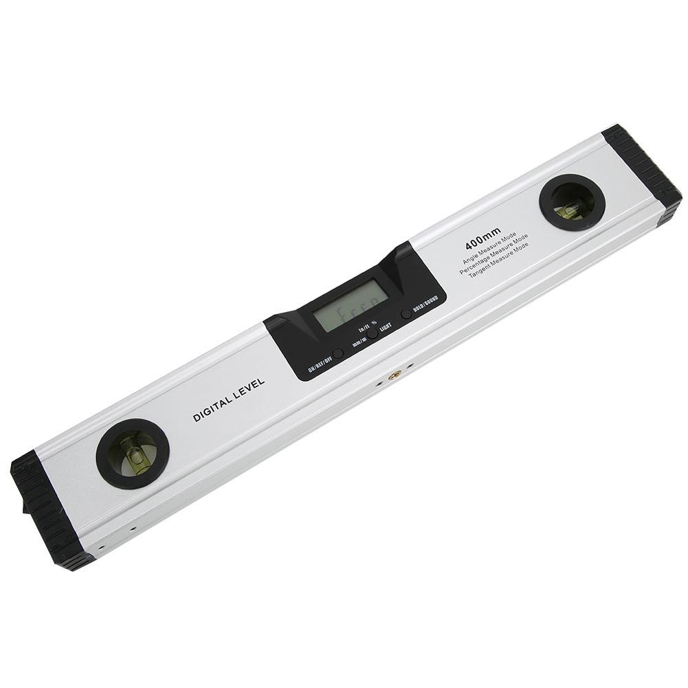 Level Ruler Digital LCD Protractor Inclinometer Angle Finder Level Measuring Tool with Laser Magnetic 400mm