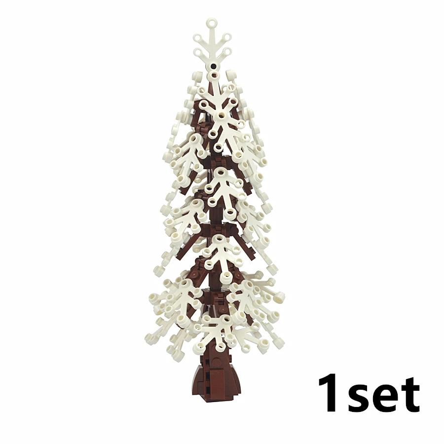 City Trees Cedar Building Blocks Redwood Block Toy Christmas Tree For Children Gifts Compatible Classic Brick Juguetes Kids Toys