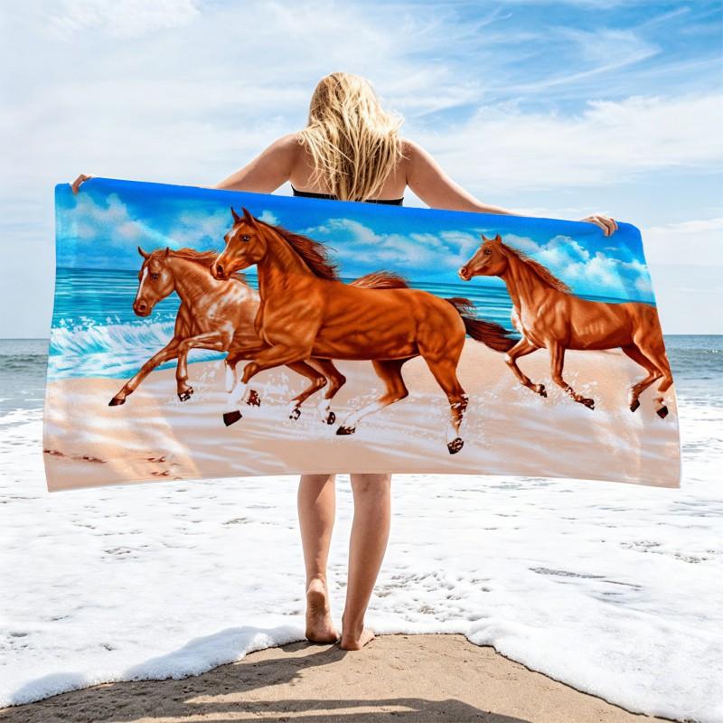 Ultra Absorbent Quick Dry Microfiber Beach Towel Pool Swim Spa Travel Lightweight Bath 70x140cm