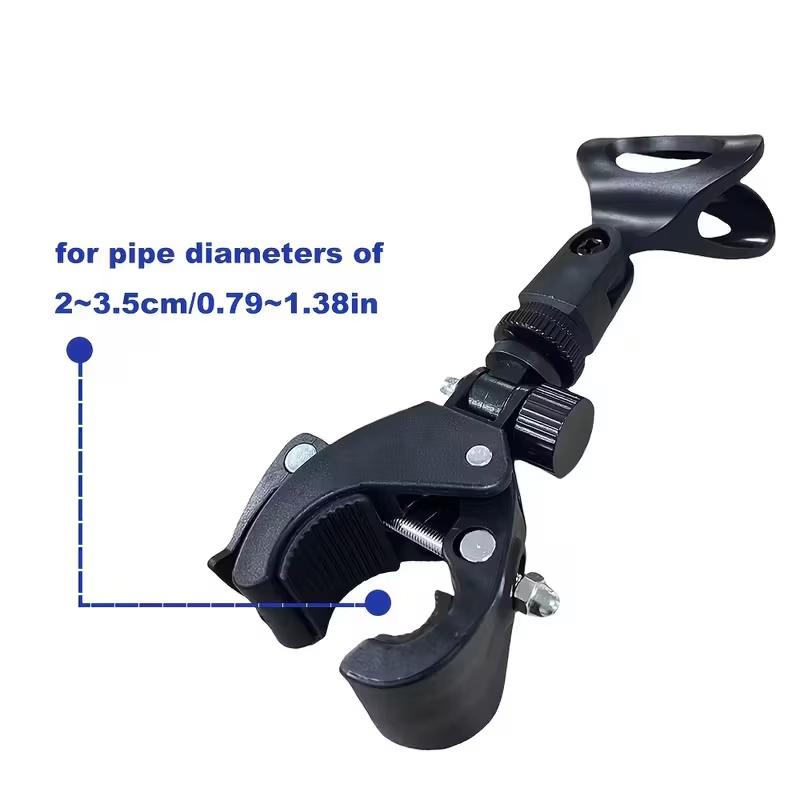 1Pcs Drum Mic Clip Holder Microphone Crab Clamp Mount For Mic Stand&Drum Rim Adjustment 5/8 To 3/8 Thread Mic Clip