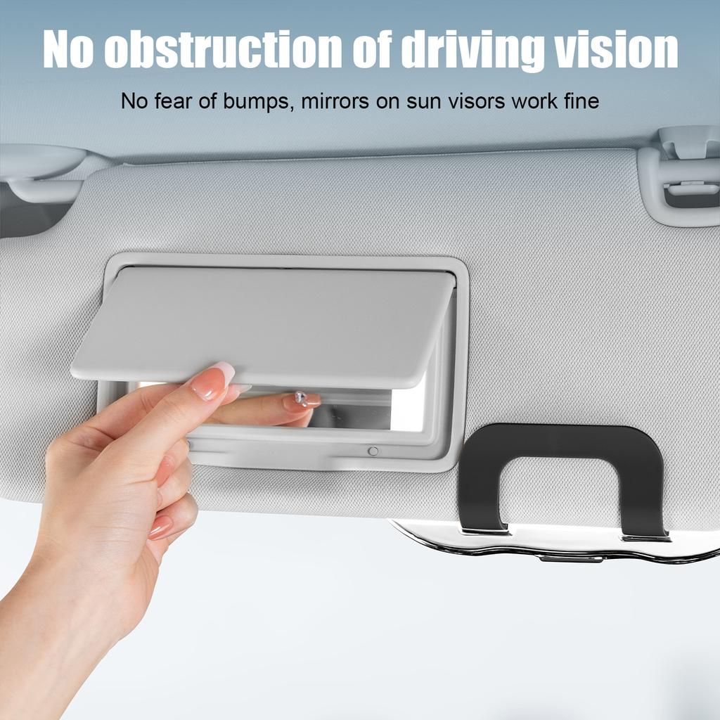 Car Sunglasses Holder Car Glasses Box Sun Visor ABS Storage Case Anti-Scratch Eyeglasses Protection Box Car Interior Accessories