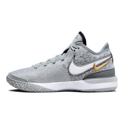 Zoom LeBron NXXT Gen EP Grigio Lupo Scarpe da Ginnastica da Uomo Bianco Grigio Ferro Nero DR8788-004