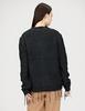 FRAY I.D. Women's Fringe Knit Pullover FWNT224049, Black/F