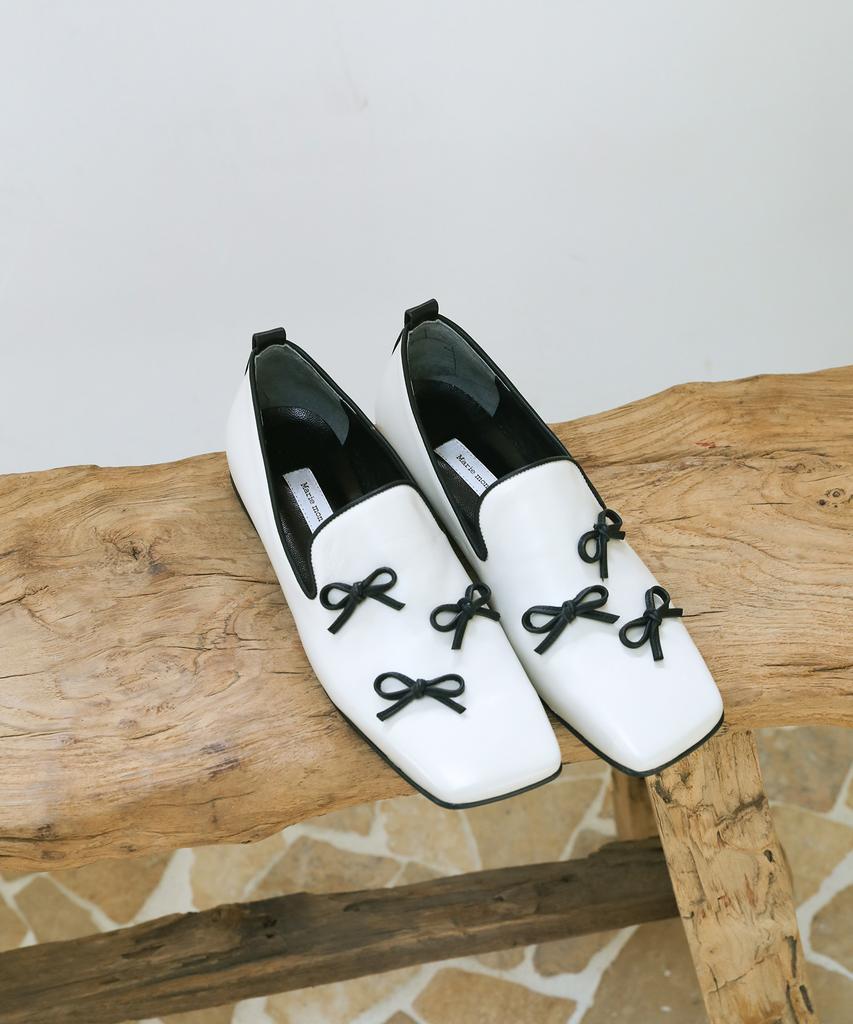 Marie Mon Dieu Chic Ribbon Loafers _ 3 Colors