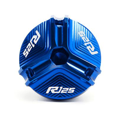 For YAMAHA YZF R125 YZFR125 2008-2025 Motorcycle CNC Cylinder Cover Front Rear Brake Fluid Reservoir Cap Oil Filler Cap YZF-R125