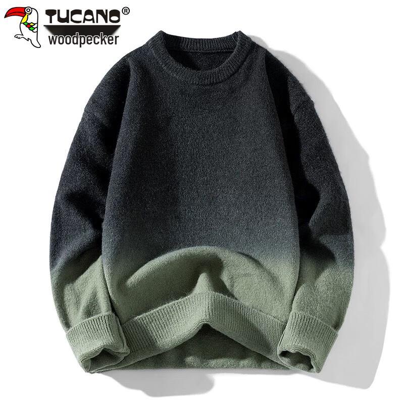

TUCANO Men s Gradient Knit Pullover Sweater XL