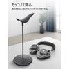 Lomicall Desktop Headphone Stand, Height Adjustable: Headphones, Headsets, Headphone Stand, Hanger, Holder, Stand, Desk, Table, ABS Resin, Rubber, Sto