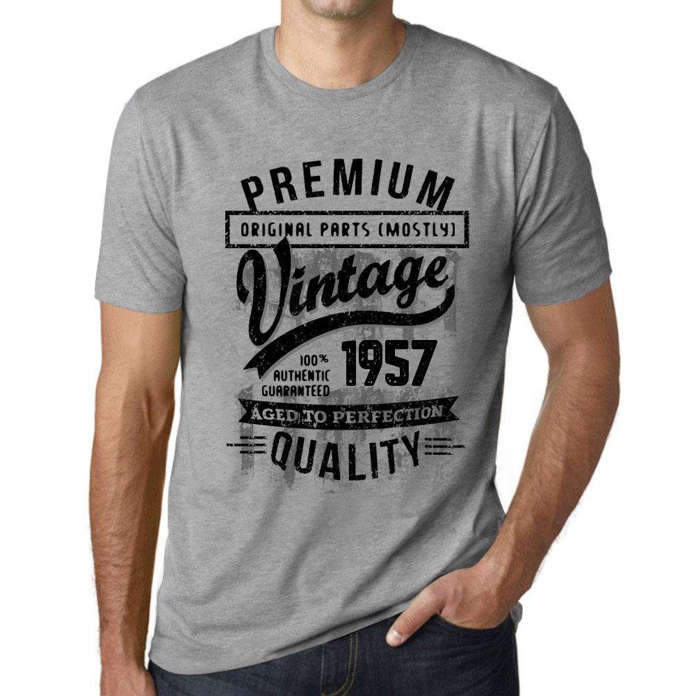 Ultrabasic Homme T-shirt Graphique Vintage Year Cadeau 1957