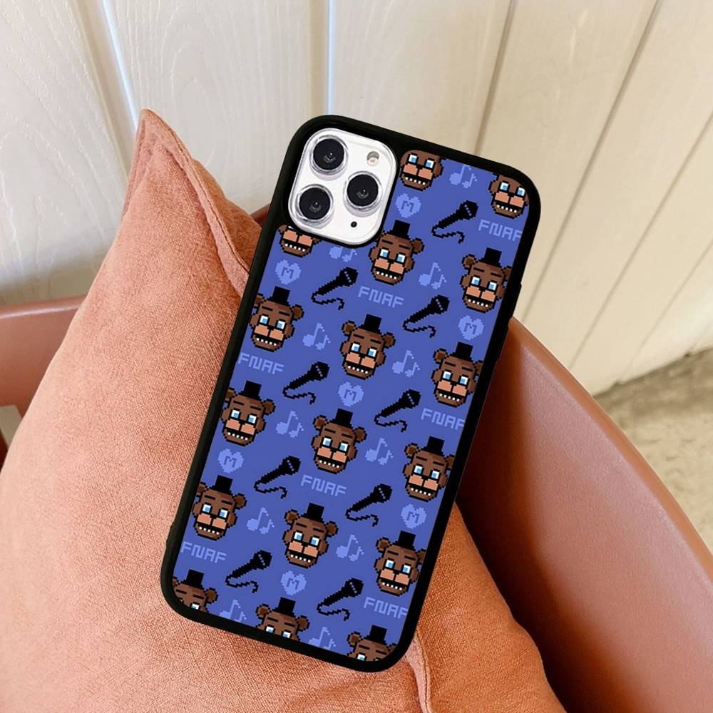 Fnaf Five-nights-At-Freddys Anime For iPhone 17 16 15 14 13 12 11 Mini Pro Max Plus PC+TPU Back Phone Cover