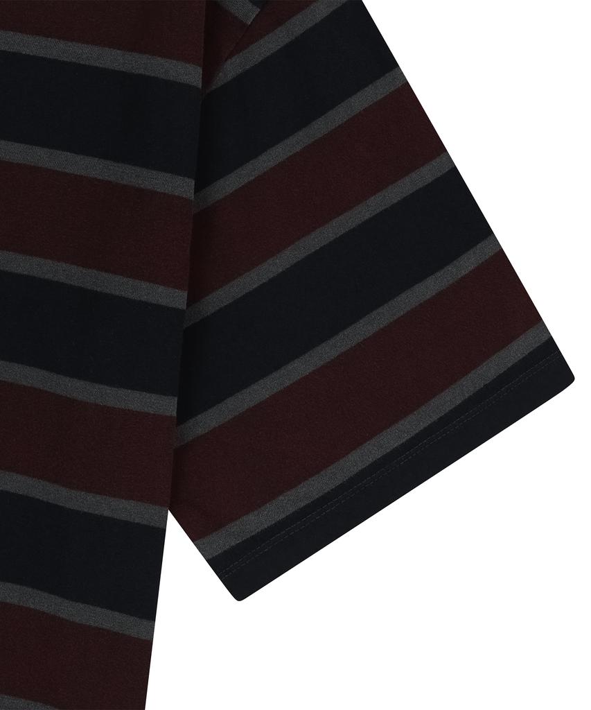ENDOOR Vintage Stripe 1/2 T-Shirt (Vtg Red)