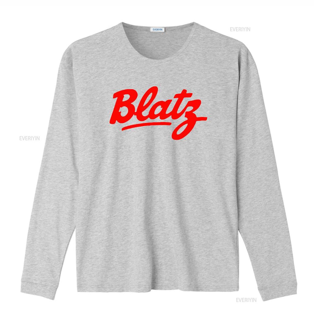 Vintage Retro Blatz Letter Print Streetwear Casual T Shirt vintage Washed Top For Everyday Wear Stretched Slightly Soft Unisex