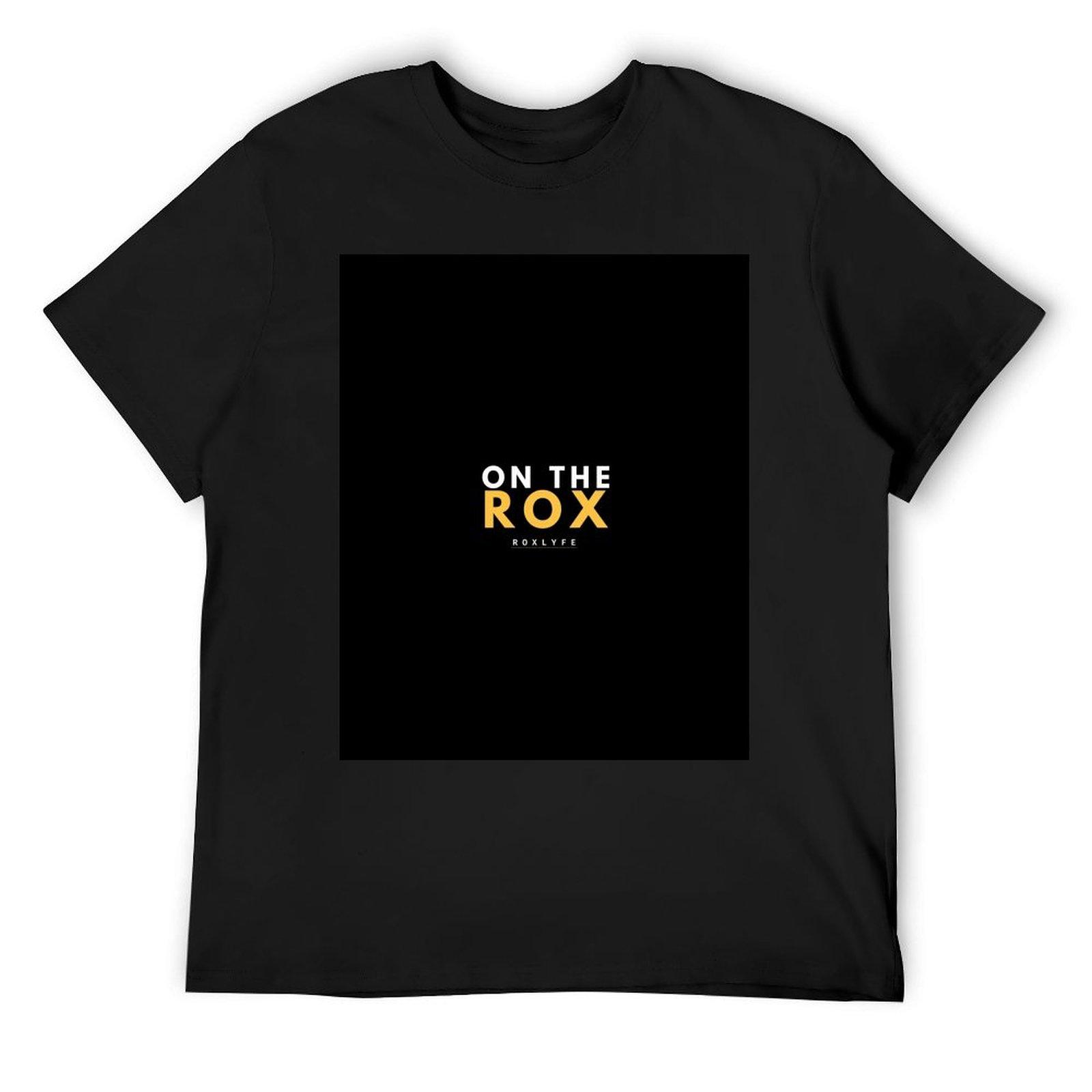 

HYROX - On the ROX (white text) - Rox Lyfe - For HYROX Fans and Athletes T-Shirt customs quick-drying men clothings 4XL