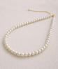 [VINGTAINE] Cotton Pearl Short Necklace 6mm Choker Short Kiska Wedding Party After-party Elegant Sophisticated C3267A