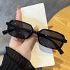 Fashion Retro Rectangle Small Frame Sunglasses For Men And Women Unisex Brown UV Protective Shades