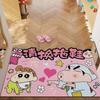 Door Floor Mat Dirt-Resistant Leave-In Pvc Silk Ring Floor Mat Cute Household Entrance Door Mat Foot Pad