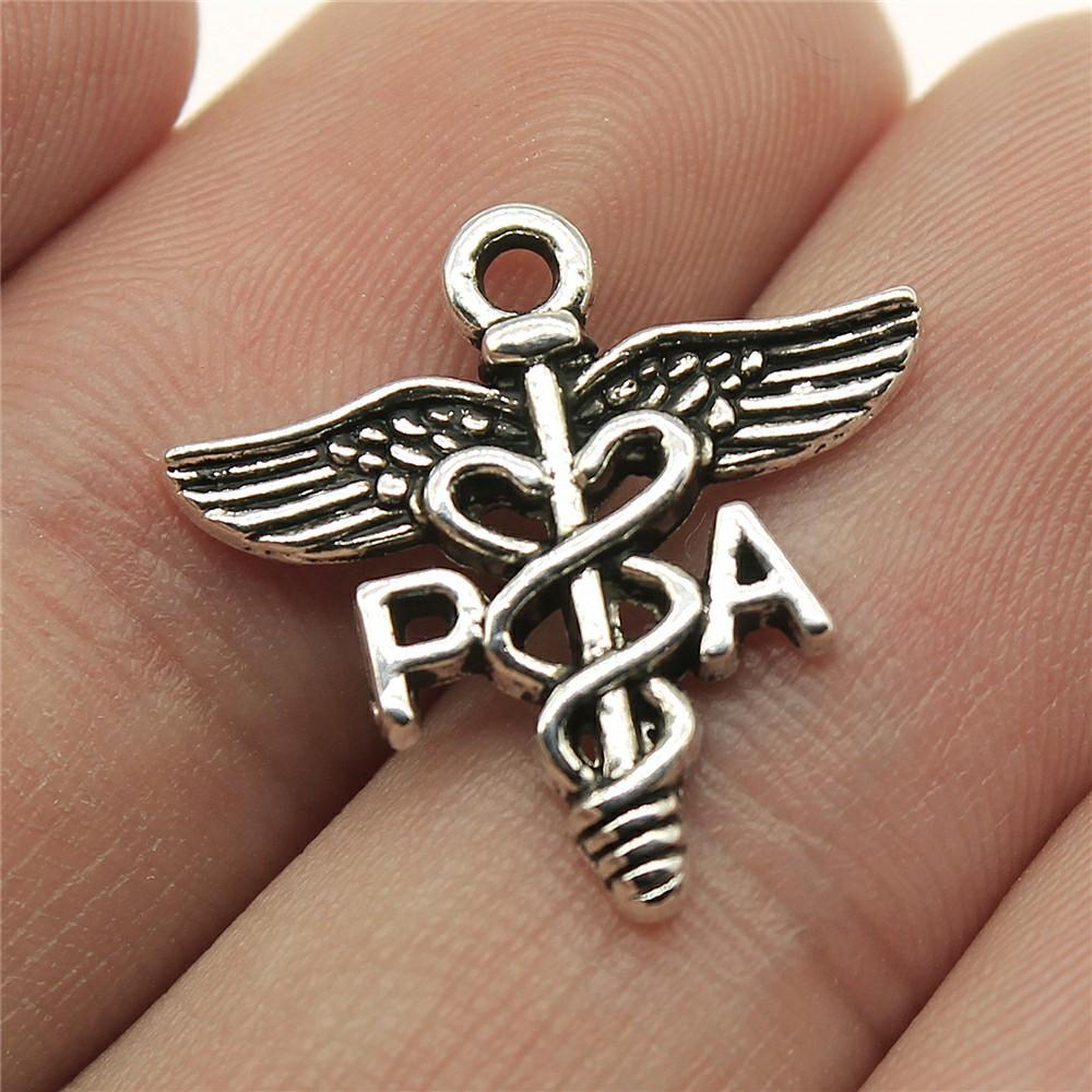 10pcs Doctor Nurse Medical Sign Medical Cane Charms Pendant For Jewelry Making DIY Crafts Making Findings Handmade Jewelry